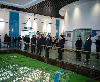 范书记莅临成都医学城三医创新中心调研指导，展厅由中展打造
